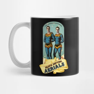 Vintage circus performers Italian strongmen acrobats Mug